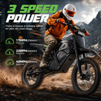 H3 Electric Dirt Bike for Adults 3500W 40MPH Electric Motorcycle