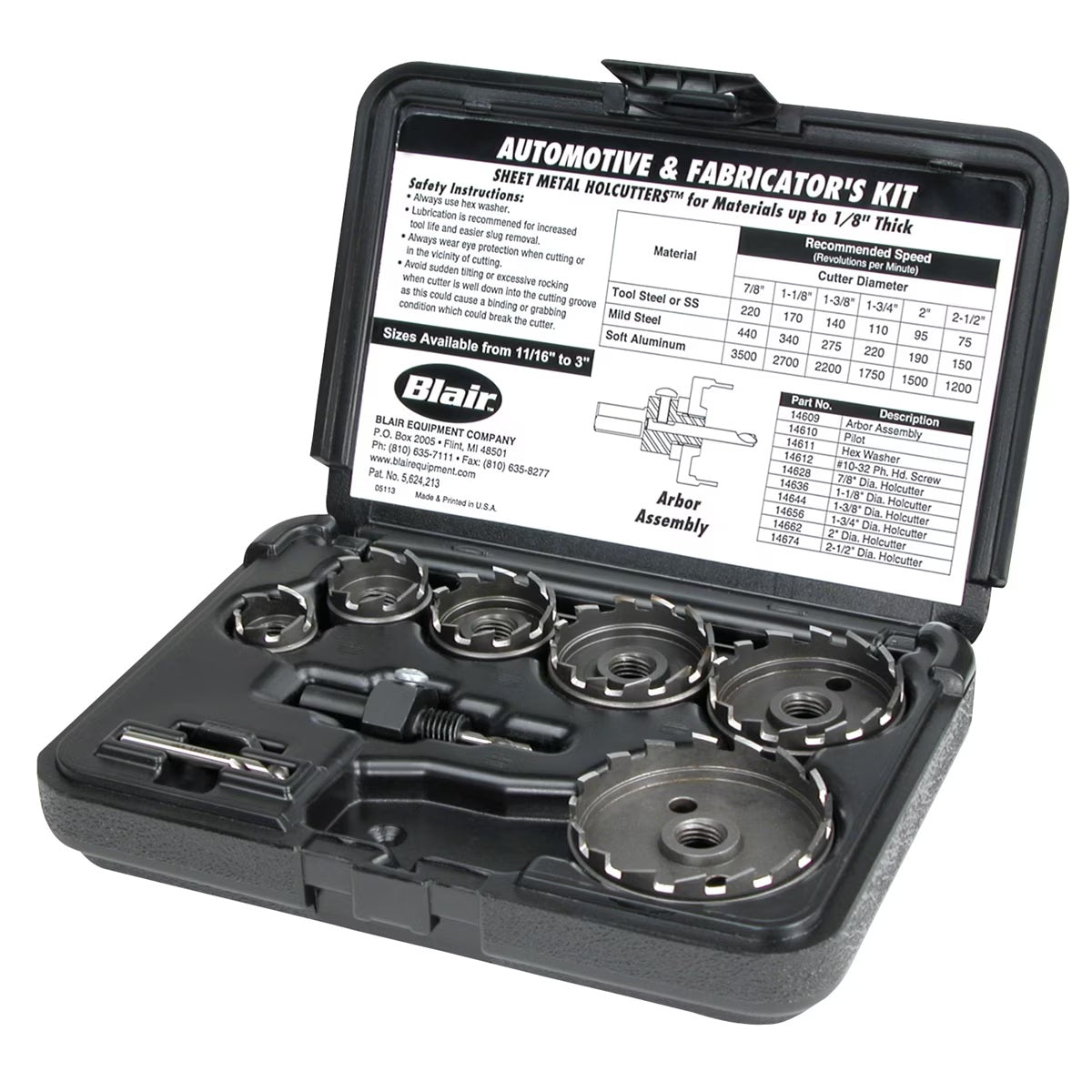 Blair 14006 Holcutte Kit