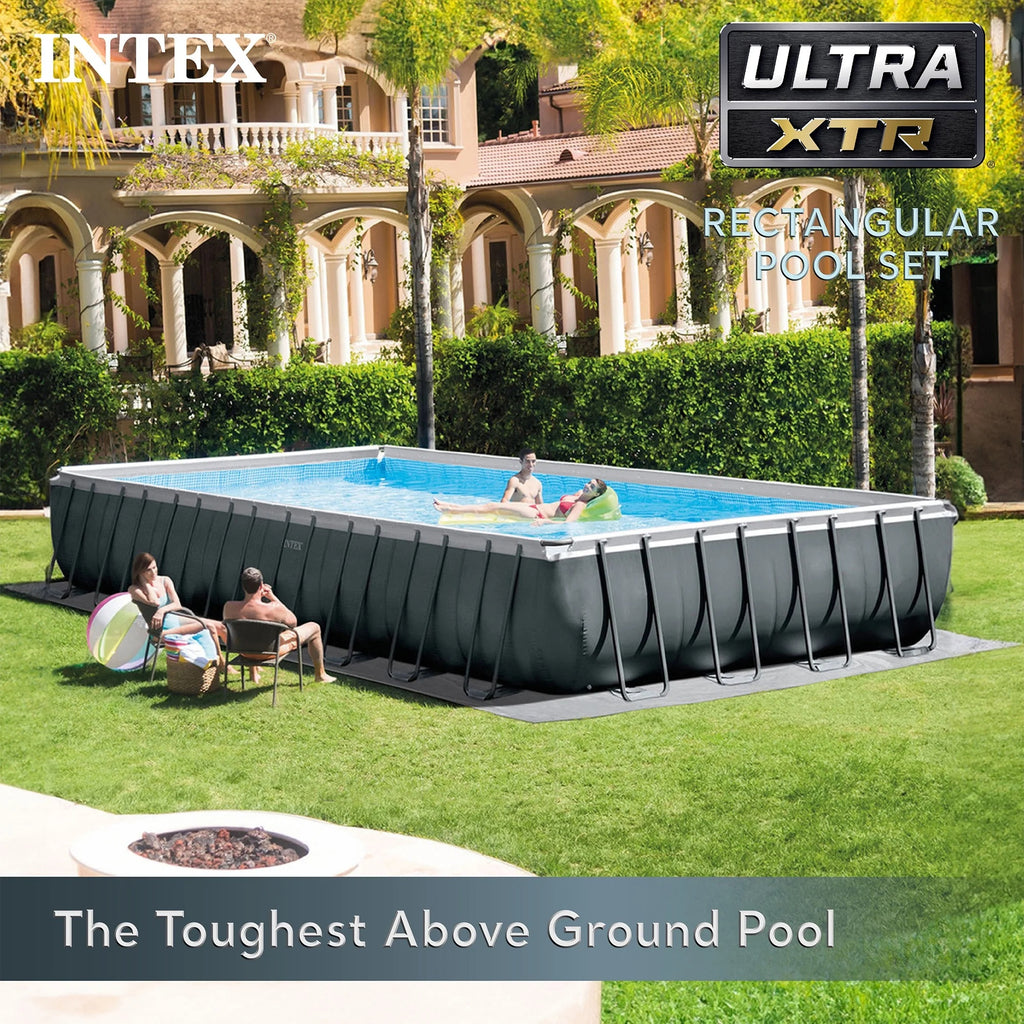 INTEX 32ft x 16ft x 52in Ultra XTR Above Ground Pool & Deluxe Maintenance Cleaning Kit