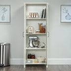 Sauder Two-Door Storage Cabinet, White Finish
