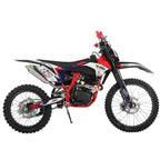 250cc Dirt Bike with LED Light Zongshen Engine Pit Bike Gas Dirt Bikes Adult Pitbike, Big 21"/18" Wheels!