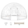 9.5FT Outdoor Bubble Tent -C Transparent Dome Camping Shelter with Zip Door & Windows -C Waterproof Pop-Up Tent for Stargazing, Backyard, Patio & Glamping -C Portable Instant Setup