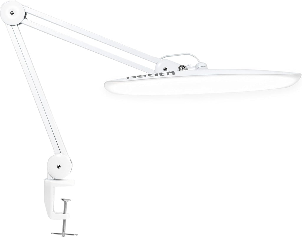 LED Desk Lamp, 2200 Lumens, 24W, 20-Inch Wide Head (White)