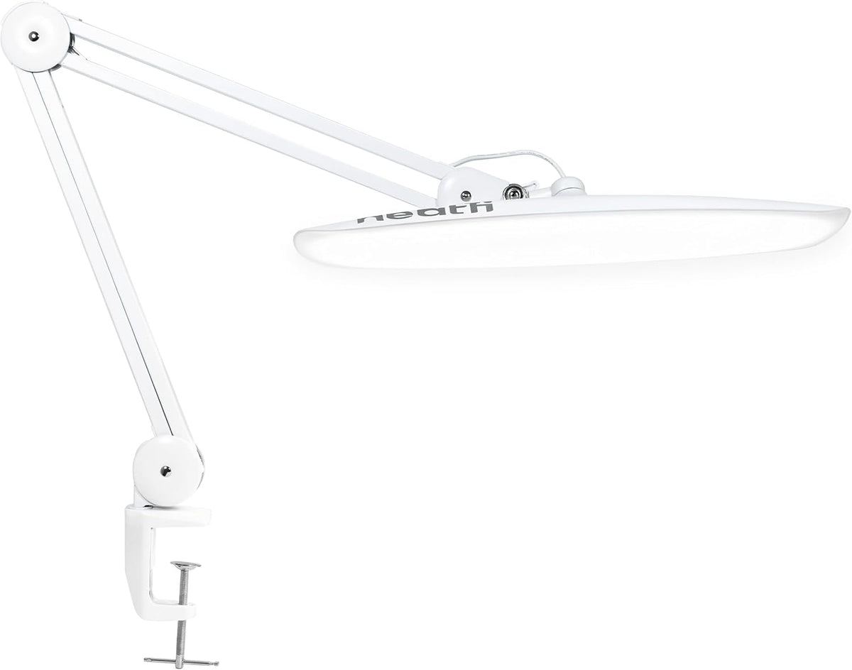 LED Desk Lamp, 2200 Lumens, 24W, 20-Inch Wide Head (White)