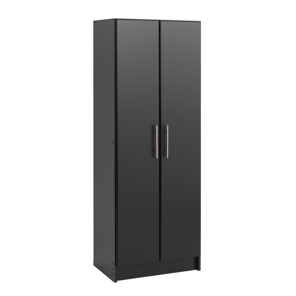 Prepac Elite Deep Storage Cabinet for Garage, 24" W x 65" H x 16" D, Black