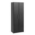 Prepac Elite Deep Storage Cabinet for Garage, 24" W x 65" H x 16" D, Black