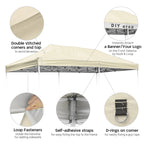 InstaHibit 10x20Ft Replacement Pop up Canopy Top Sunshade Cover Outdoor Patio