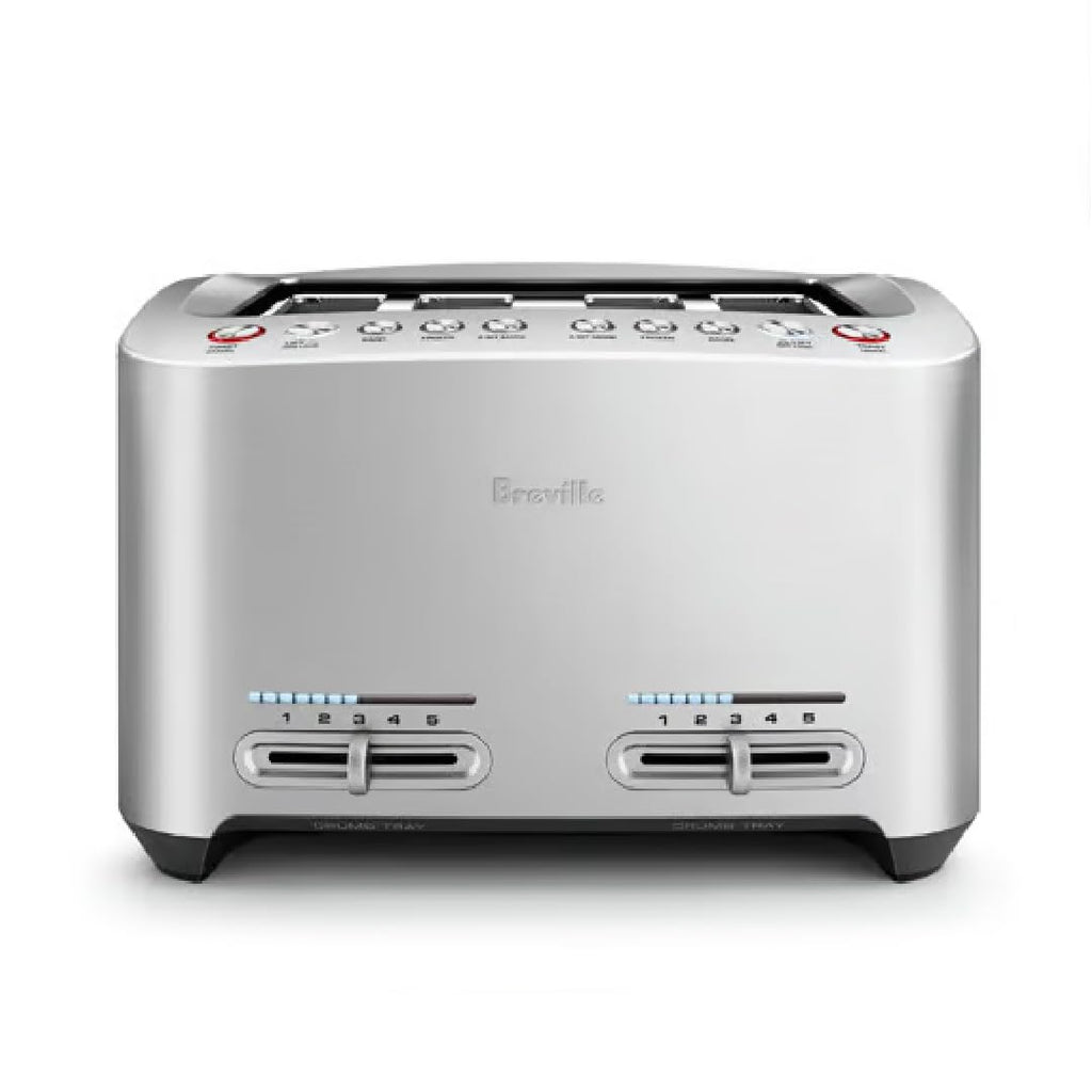 Die-Cast Smart Toaster, 2-Slice, Brushed Stainless Steel