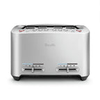 Die-Cast Smart Toaster, 2-Slice, Brushed Stainless Steel