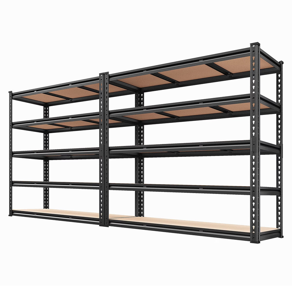 REIBII Adjustable Steel Heavy Duty Garage Storage Shelf,48"W x 24"D x 72"H,3020 LBS