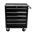 Lisonu 5-Drawer Rolling Tool Chest, Mobile Tool Storage Cabinet with Locking System & Wheels, Heavy-Duty Steel Organizer for Garage and Workshop, Green