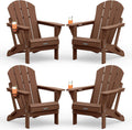 Folding Adirondack Chairs, HDPE Patio Chair, Dark Navy Blue
