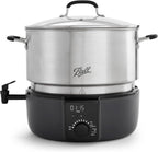 Electric Water Bath Canner, Automatic Home Canning Appliance for Jars, Fruits, Vegetables and Preserves