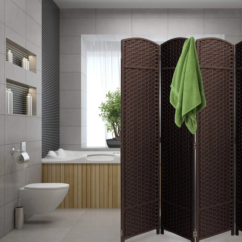 Tall Folding Room Divider Screen, Portable Privacy Partition Wall Panel for Bedroom, Living Room and Office