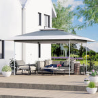 AVAWING 12x12 ft Outdoor Pop-up Canopy Party Tent Easy Setup Patio Wedding Tent, Khaki