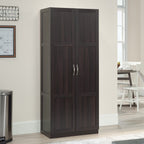 Sauder Select 2 Door Storage Cabinet, Reclaimed Pine Finish
