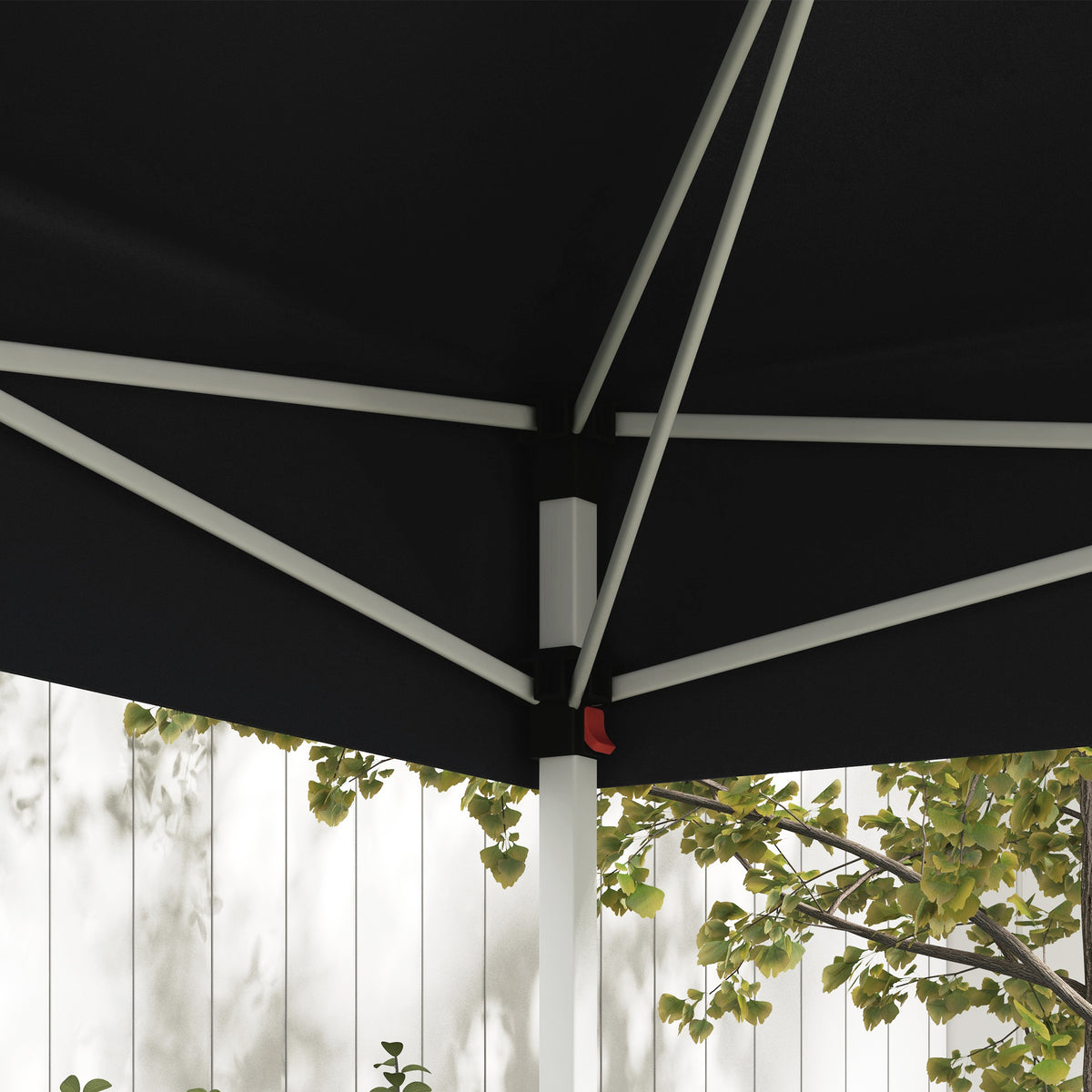 Outsunny 13' x 13' Pop Up Canopy Tent, Instant Sun Shelter, Tents for Parties, Height Adjustable for Outdoor, Garden, Patio, Parties, White