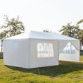 Mother's Day Sales - 10' x 20' Party Tent,Portable Wedding Party Tent,Patio Parties Tent BBQ Shelter Canopy Gazebo for Outdoor Events(10'x20' w/6 sidewalls)