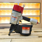 MEITE CN90  Industrial Coil Siding Nailer 15 Degree 2-1/4" to 3-1/2" Pneumatic Coil Nail Gun with Aluminum Housing