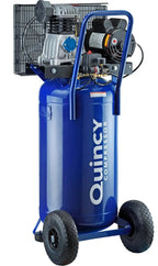 Quincy Q12126VPQ Cast Iron Blue 2 HP 115V 135 PSI 1-Stage Oil-lubricated Air Compressor 26 gal