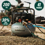 Metabo HPT Air Compressor, THE TANK, Portable Pancake Air Compressor 200 PSI, 6 Gallon Tank, Versatile for Use with Framing, Siding, Finish, Brad or Roofing Nailers, EC914S