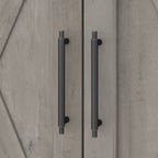 Bush Furniture Key West Over The Toilet Storage Cabinet in Driftwood Gray