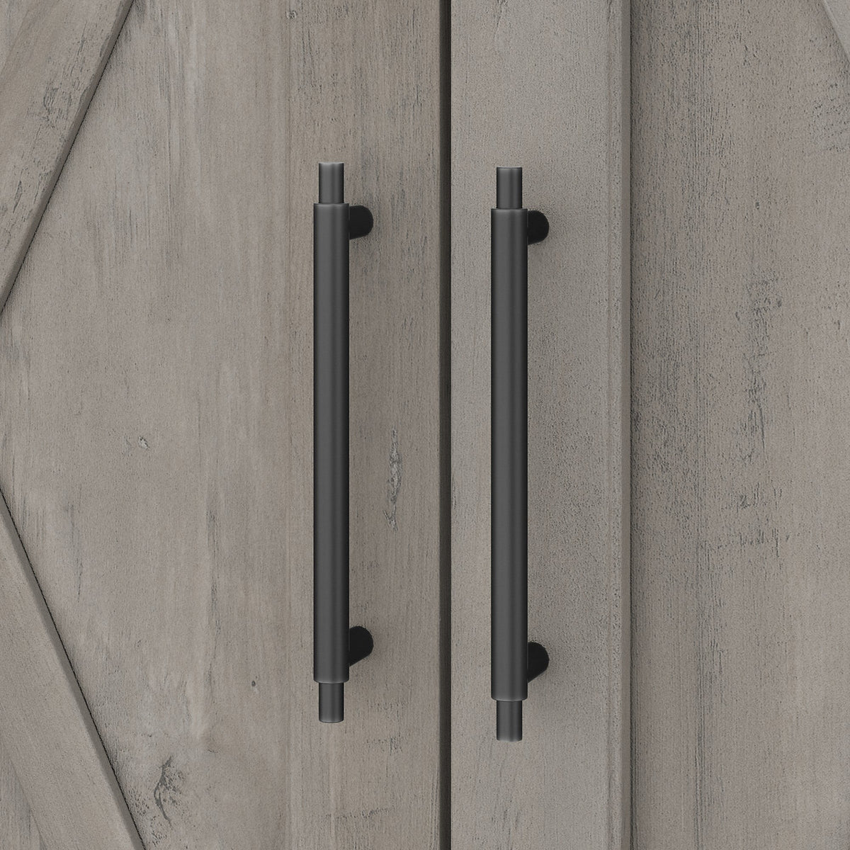 Bush Furniture Key West Over The Toilet Storage Cabinet in Driftwood Gray