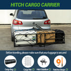 Folding Hitch Cargo Carrier 60"x24"x14" 500lb Fits 2" Receiver