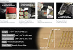 MEITE CN90  Industrial Coil Siding Nailer 15 Degree 2-1/4" to 3-1/2" Pneumatic Coil Nail Gun with Aluminum Housing
