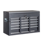 IVV Tool Storage Box Chest with 5 Drawers Steel Repair Tool Box with Lock and Key, Black