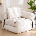 Folding Sofa Bed, Convertible Chair Bed with Pillow