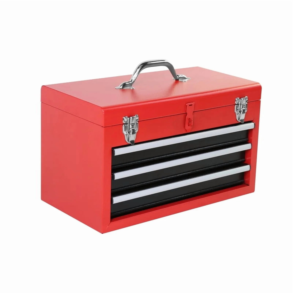 3-Drawer Rolling Tool Chest with Wheels -C Heavy-Duty Storage Cabinet, Locking System, and Adjustable Shelf for Garage and Warehouse