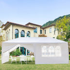 Party Tent 10x30 Outdoor Canopy Gazebo Waterproof Tent, Outdoor Gazebo BBQ Shelter Pavilion with 6 Removable Sidewalls, for Party Wedding Catering Gazebo Garden Beach Camping Patio