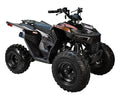 Sporty #CT-125E ATV 125cc ATVs for Youth & Adults Four Wheeler Utility Gas Power Sports Quad with Reverse Led Lights Big Tires 18/19 inches (Black)