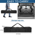 6.5x6.5ft Pop Up Canopy Tent - Instant White Gazebo w/ 4 Sidewalls, UPF 50+ & Carry Bag, 42 sq ft Shade for Camping/Patio (200x200cm)