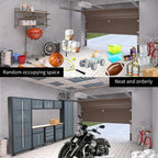 HPDMC Garage Storage Cabinet System 9-Pcs Workshop Set Metal Garage Cabinets and Storage System with Steel Cabinet Drawers, Rolling Chest, Workbench, Pegboard for Garage Tool Organization