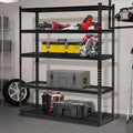 60" W Garage Shelving Units Heavy Duty,5-Tier Adjustable Storage Shelves 2500 LBS Metal Storage Utility Racks 24" D x 72" H