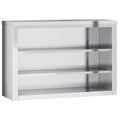 vidaXL Kitchen Wall Cabinet with Shelf Storage Restaurant Stainless Steel