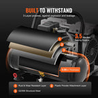 KFFKFF Air Compressor with 1 Gallon Steel Tank, 1HP, 1.5 CFM at 90PSI & Max Pressure of 120PSI, Oil-Free Operation, 78dB Low Noise Level, Ideal for Automotive Maintenance, Tire Inflation