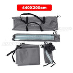 Portabl Car Side Awning Rooftop Tent Waterproof Side Tent Sun Shelter For Outdoor Camping Garden Patio Pool Exterior Part