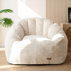 Giant Bean Bag Chair for Adults, Oversized Shell Shape Bean Bag