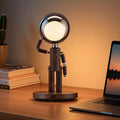 Cordless Table Lamp, Rechargeable Wooden Desk Lamp, Dimmable, Gift
