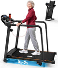Treadmill for Seniors with Long Handrails-0–2% Incline