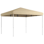 GVN Backyard Garden Canopy, Camping Canopy Screen Tent,13' x 13' Pop Up Canopy Tent with Height Adjustable, Carry Bag for Outdoor, Garden, Patio, Beige
