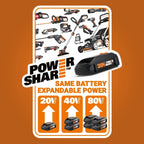 Worx WA4092 Universal Gutter Cleaning Kit for Leaf Blowers
