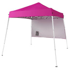 6x6ft Pop Up Canopy Tent - Portable Waterproof Gazebo for Camping & Patio Use, Easy Setup with Carry Bag & Slant Legs, Pink