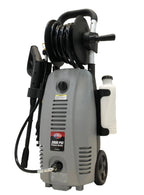 All Power 2000 PSI 1.6 GPM Electric Pressure Washer With Hose Reel for Buildings, Walkway, Vehicles and Outdoor Cleaning, Grey, APW5006