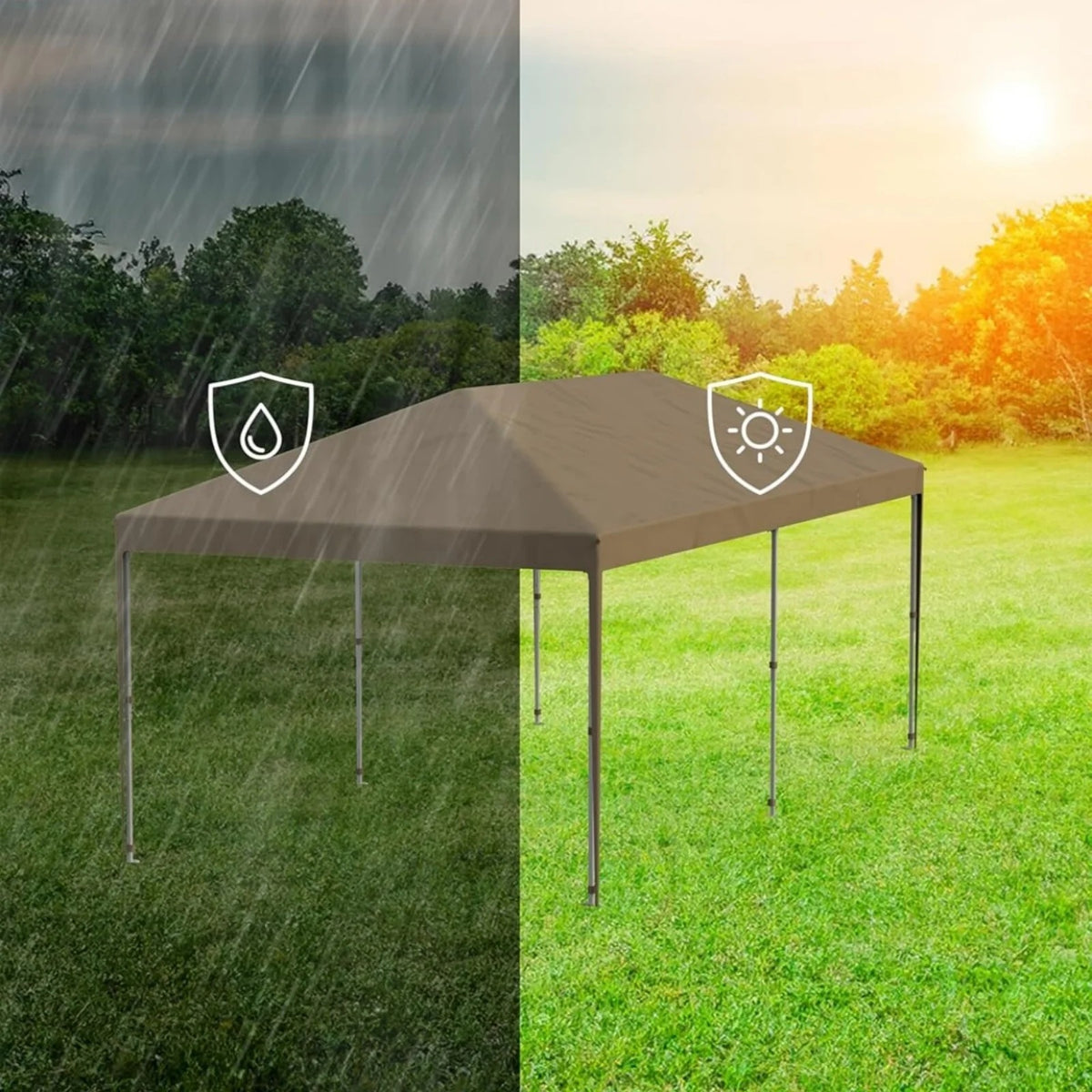 10' x 20' Pop Up Canopy Tent for Outdoor, Portable Instant Commercial Canopy for Patio, Backyard, Garden, Lawn, Outdoor Activities