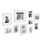 10-Piece Wood Gallery Wall Picture Frame Set, Decorative Photo Display Frames for Living Room, Bedroom and Home Decor