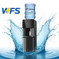 Manastin Top Loading Water Dispenser - Hot and Cold Water, Child Lock, Removable Water Tray, Extra Storage, Black